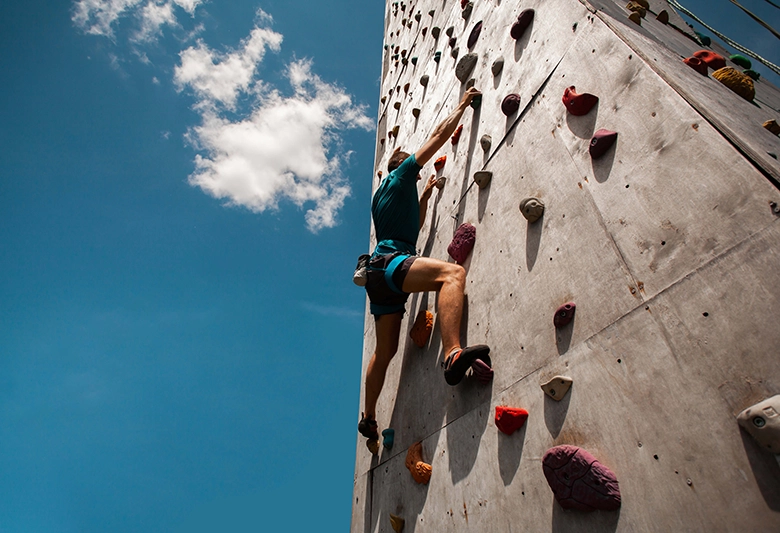 Bouldering und Klettern