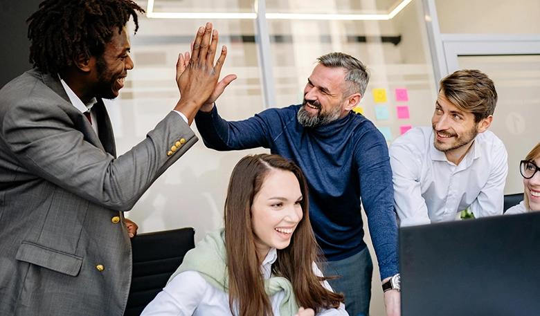 Erfolgreiche Zusammenarbeit im Projektteam