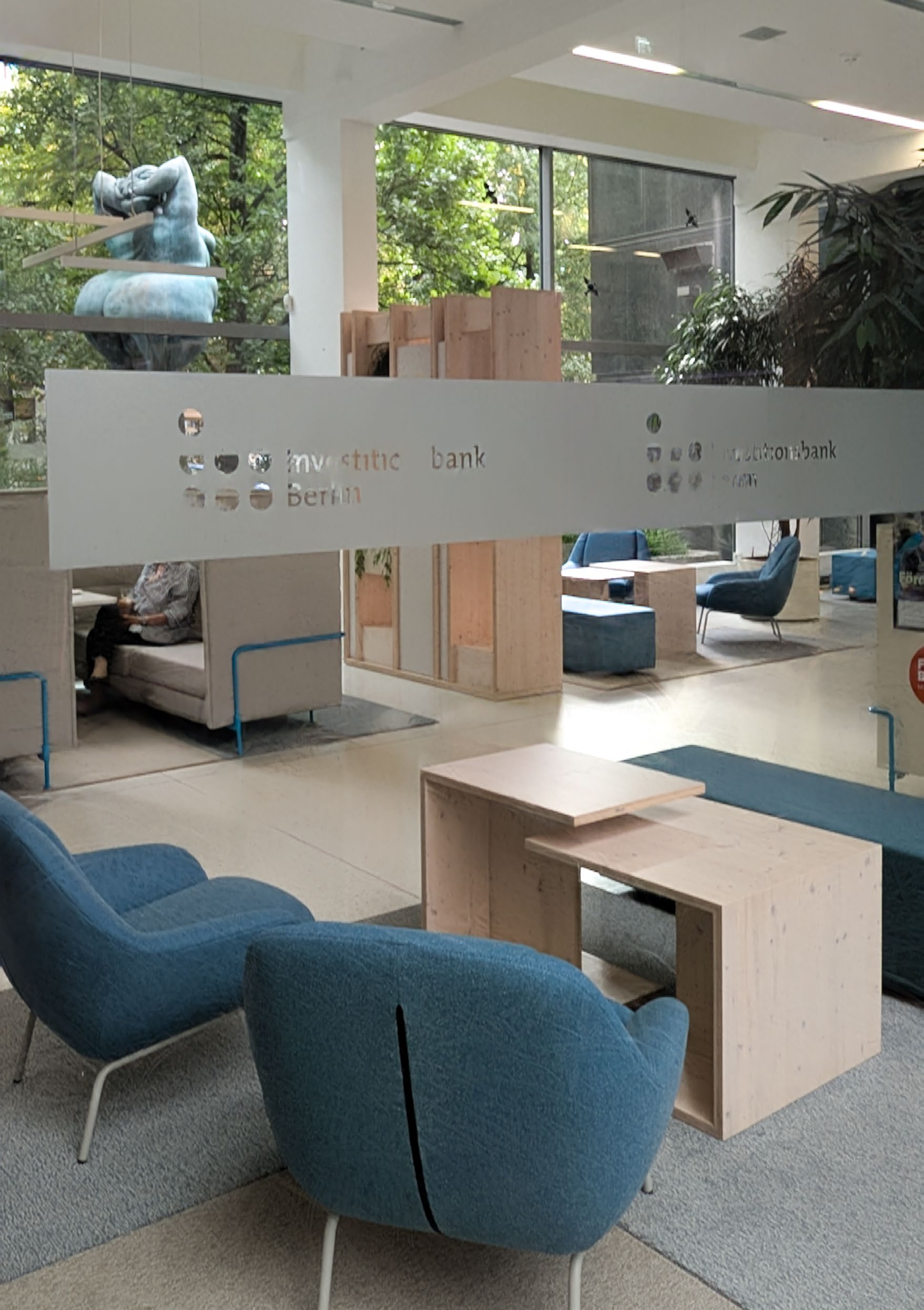 Empfangsbereich der Investitionsbank Berlin