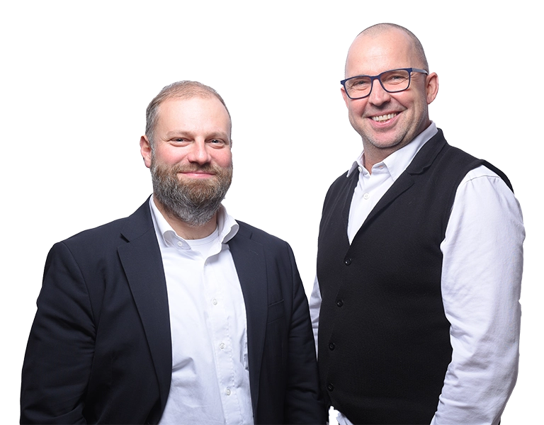 Geschäftsführer Matthias Jaekel und Gerald Ullrich